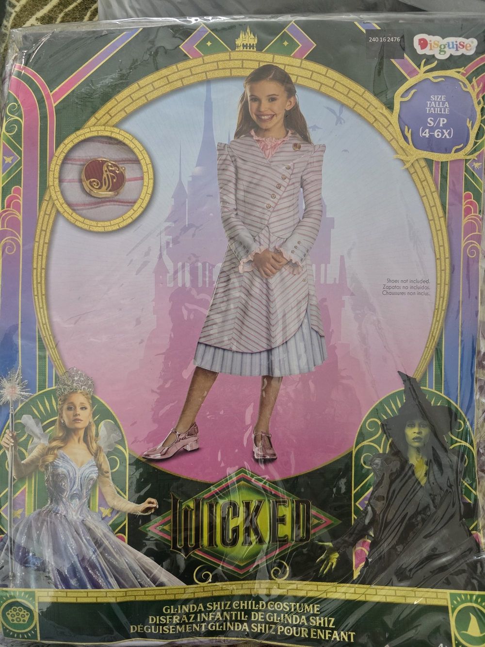 Disguise Wicked Glinda Shiz Costume - Pink & White